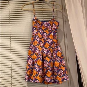Zara Backless Print Sundress